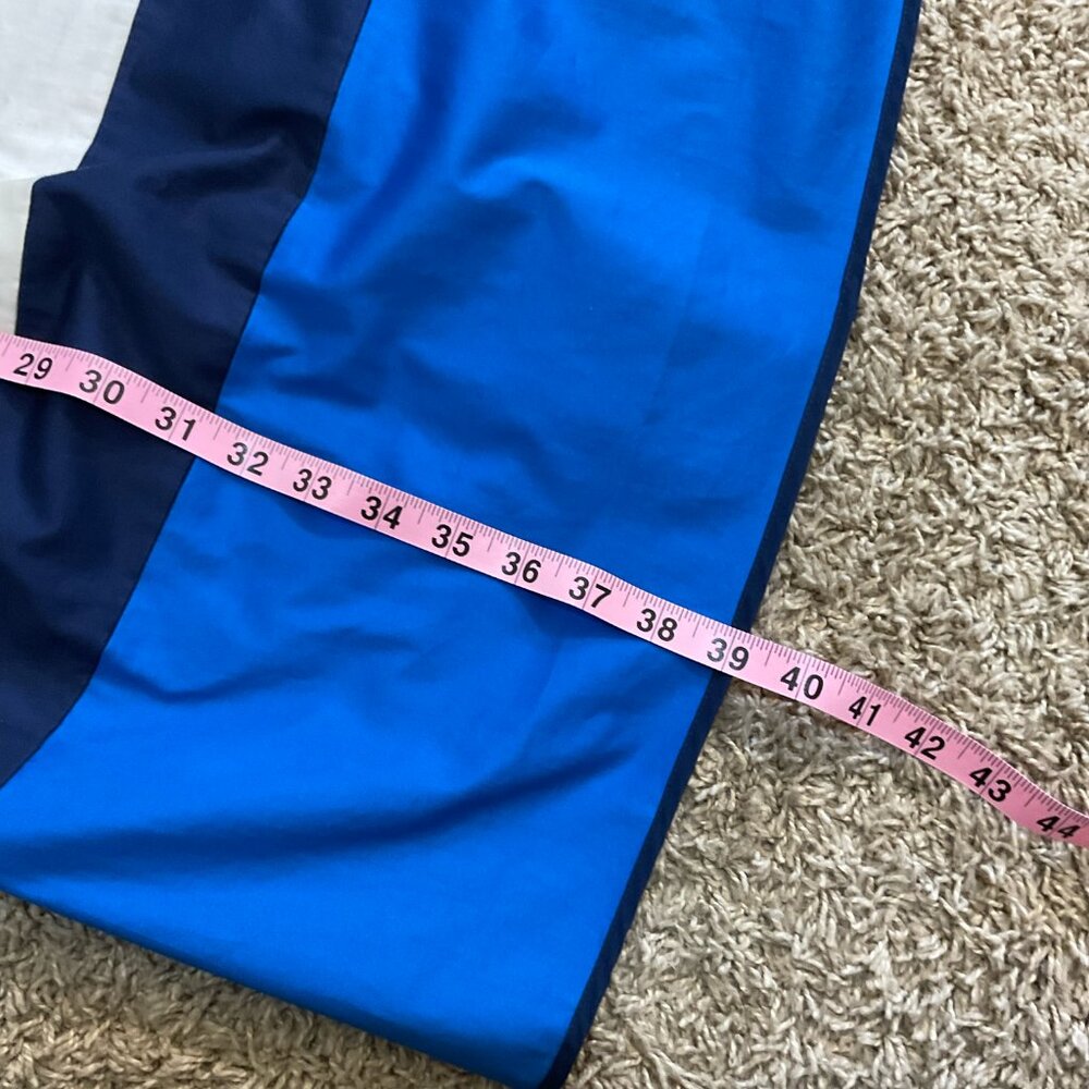 Kate Spade ♠️ Sawyer Sleeveless V-Neck Pleated Fit & Flare Dress, Blue, Size 12 - Picture 11 of 11